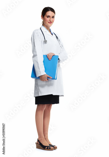 Photo: Doctor woman. Doctor woman.