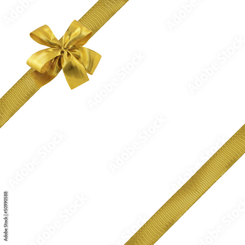 Photo: rubans dorés emballage cadeau rubans dorés emballage cadeau