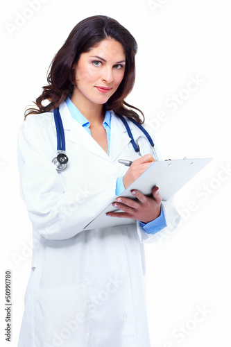 Photo: Doctor woman. Doctor woman.