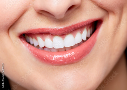 Photo: Beautiful woman smile. Beautiful woman smile.