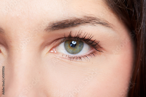 Photo: Woman eye. Woman eye.