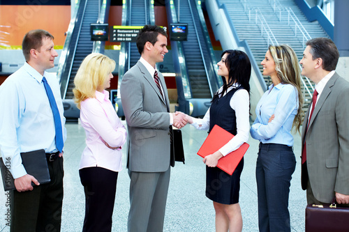 Photo: Business team. Business team.