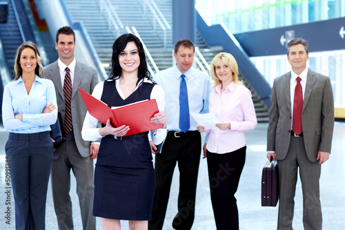 Photo: Business people team. Business people team.