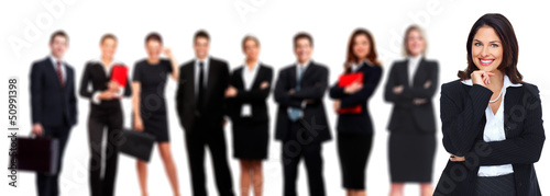 Photo: Business people team. Business people team.