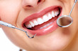 Beautiful woman smile.