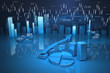 Illustration: business finance chart, diagram, bar, graphic business finance chart, diagram, bar, graphic