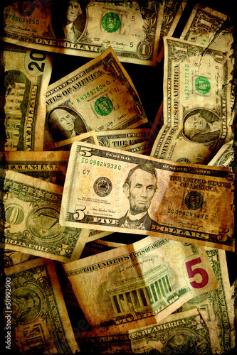Illustration: Retroplakat - Dollar II Retroplakat - Dollar II
