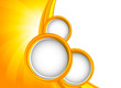 Background with orange circles