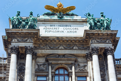 Photo: Hofburg Palace (Vienna, Austria). Hofburg Palace (Vienna, Austria).