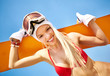 Summer snowboarder