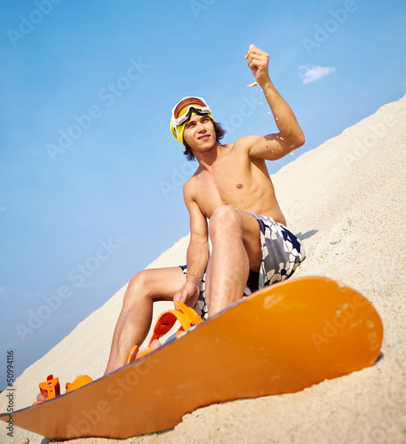 Photo: Sand boarder Sand boarder