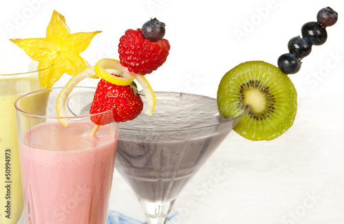 Photo: Blended smoothies Blended smoothies