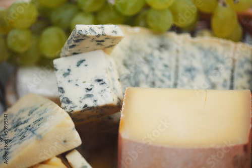 Photo: Various types of cheese composition Various types of cheese composition