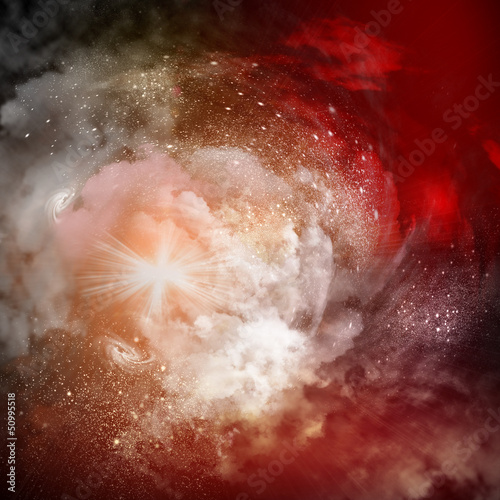 Photo: Cosmic clouds of mist Cosmic clouds of mist
