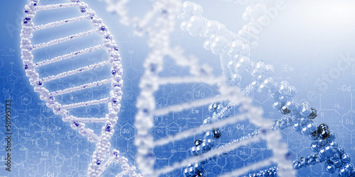 Photo: DNA molecule DNA molecule