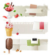 Vector: ice cream banners ice cream banners
