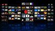 Video: HD - Television studio. Blurred background with reflection HD - Television studio. Blurred background with reflection