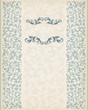 vintage border frame decorative ornate wedding vector