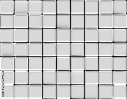 Illustration: Cubes abstract background silver Cubes abstract background silver
