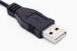 Black usb connector