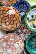 Traditional moroccan earthenware at local street