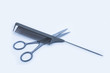 scissors and comb