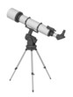telescope on a white background