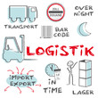 Logistik Transport Overnight Kurier Concept