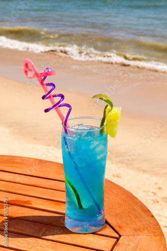 Photo: cocktail blue lagoon cocktail blue lagoon