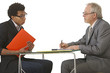 Jeune homme - Entretien d'embauche