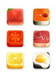 Vector: Food app icons set Food app icons set