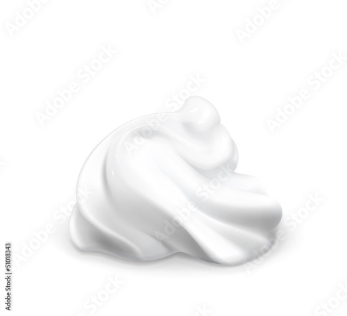 Vector: Whipped cream Whipped cream