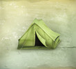Vector: Tent, old-style Tent, old-style