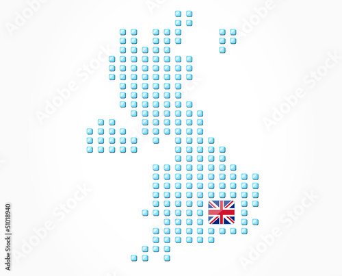 Vector: Map of United Kingdom Map of United Kingdom