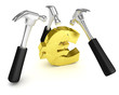 Broken euro symbol