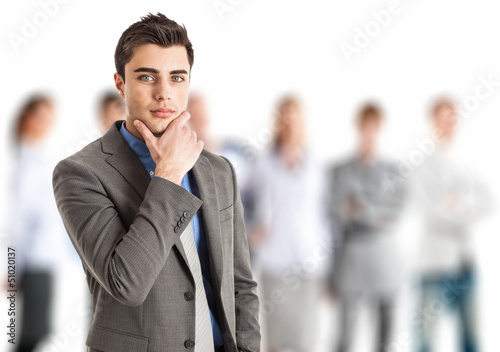 Photo: Serious businessman portrait Serious businessman portrait