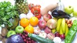 Foto: Frutas y verduras variadas. Frutas y verduras variadas.