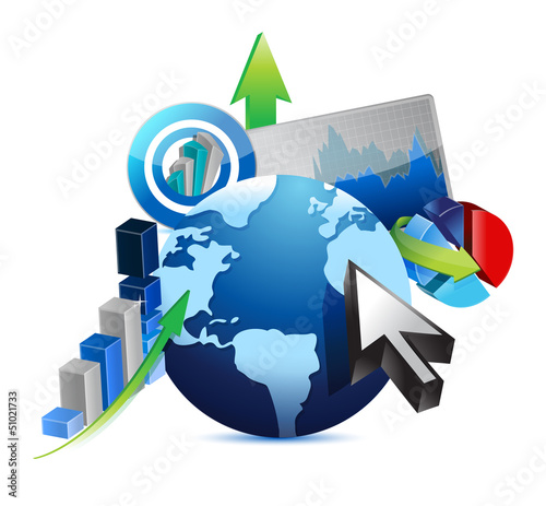 Illustration: international business concept illustration international business concept illustration