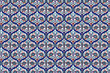 Tiles of blue mosque in istanbul - Ottoman decoration for wall