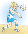 Volleyball player