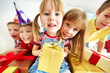 Photo: Kids with presents Kids with presents