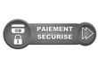 paiement sécurisé sur bouton gris