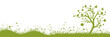 grüne Wiese mit Baum