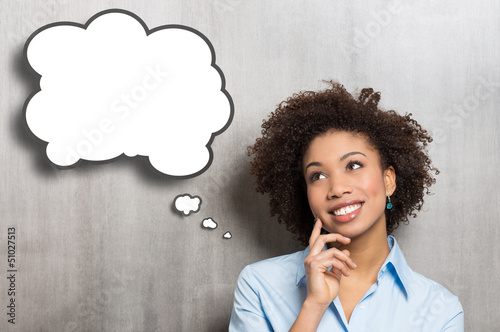 Photo: Thinking woman Thinking woman