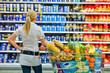 Foto: Auswahl in einem Supermarkt Auswahl in einem Supermarkt