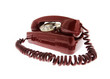 Foto: Vintage red telephone Vintage red telephone