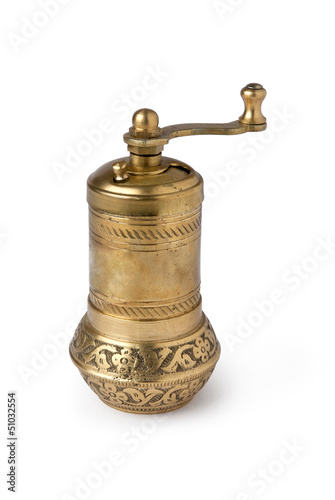 Photo: Spice Mill, Brass Spice Mill, Brass