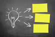 Bulb and Postits