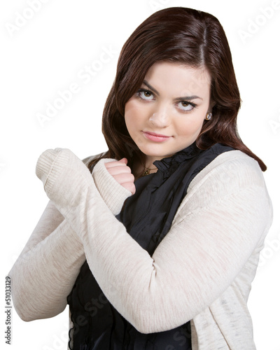 Photo: Skeptical Lady with Arms Crossed Skeptical Lady with Arms Crossed