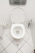 Toilet in the bathroom